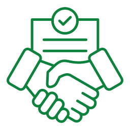 Contract agreement icon