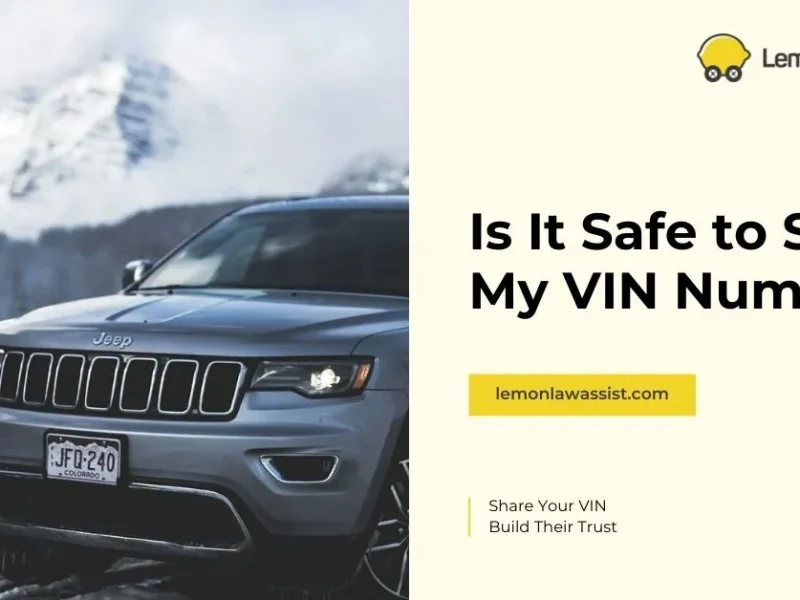 Is It Safe to Share My VIN Number?