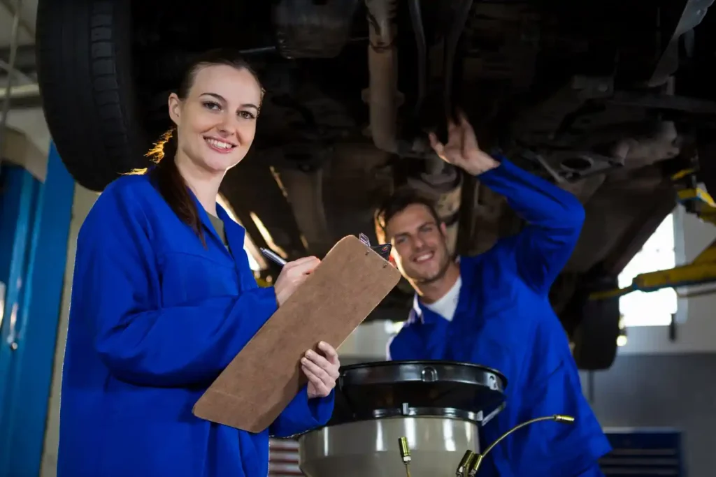 Mechanics preparing a check list,lemonlawassist