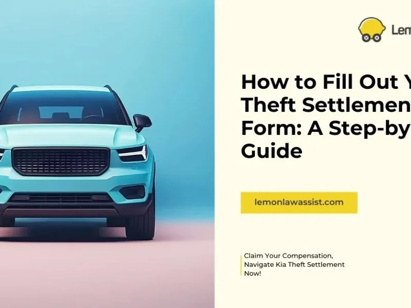 How to Fill Out Your Kia Theft Settlement Claim Form: A Step-by-Step Guide