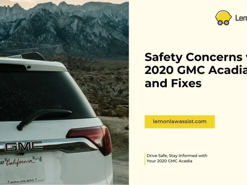 2020 GMC Acadia Problems: Safety Concerns, Recalls and Fixes