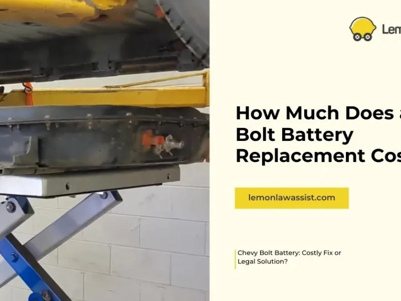 How Much Does a Chevy Bolt Battery Replacement Cost?
