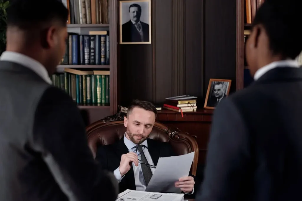Lawyers in an office, lemonlawassist