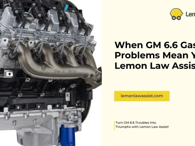 When GM 6.6 Gas Problems Mean You Need Lemon Law Assistance