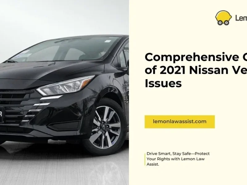 Comprehensive Overview of 2021 Nissan Versa Issues