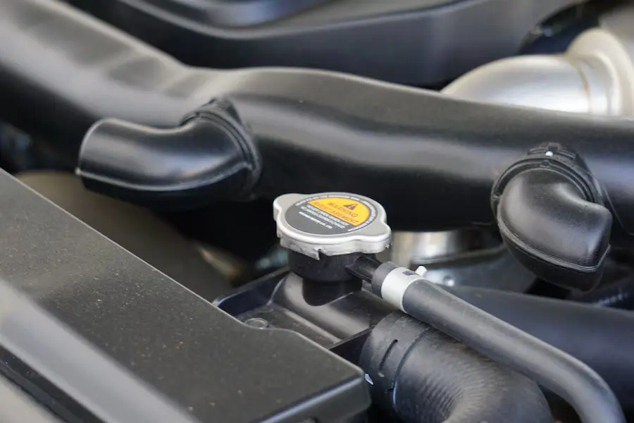 Close-up of a car fuel system, lemonlawassist