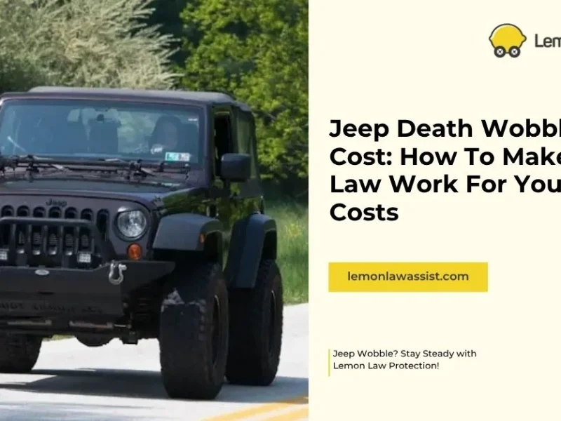 Jeep Death Wobble Repair Cost: How To Make Lemon Law Work For You And Pay Costs