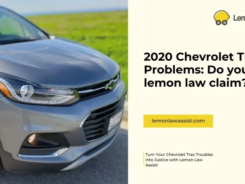 2020 Chevrolet Trax Problems: Do you have a lemon law claim?