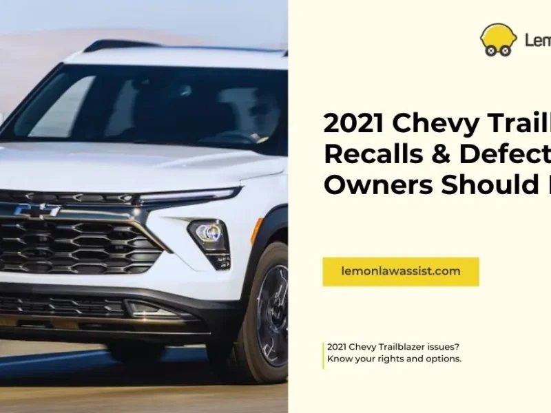 2021 Chevy Trailblazer Recalls & Defects: What Owners Should Know