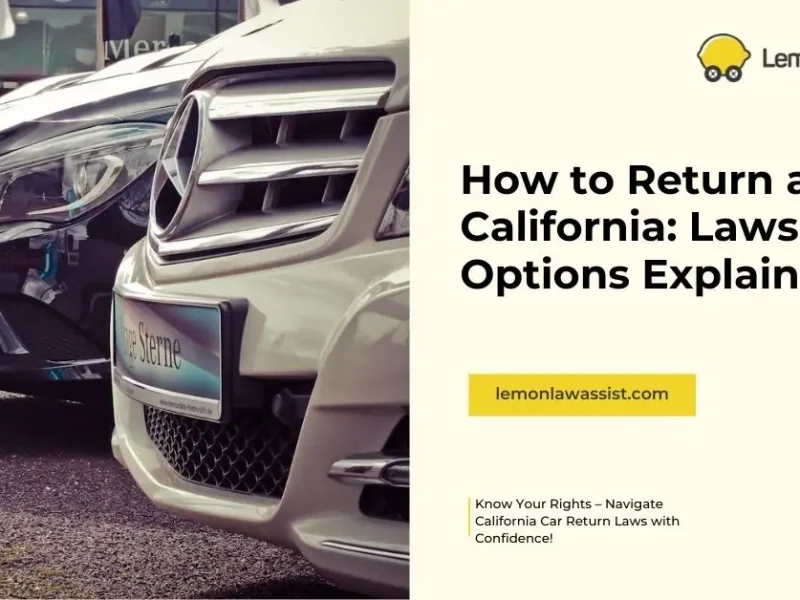 How to Return a Car in California: Laws and Options Explained