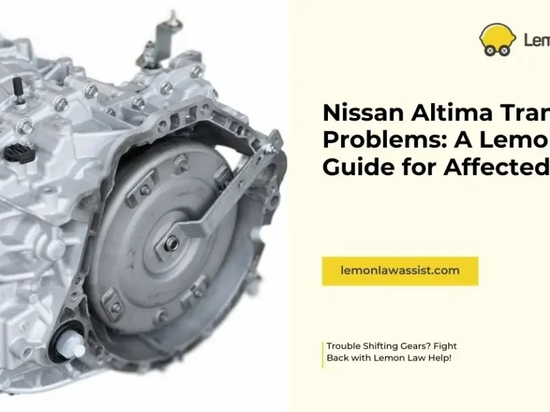 Nissan Altima Transmission Problems: A Lemon Law Guide for Affected Owners