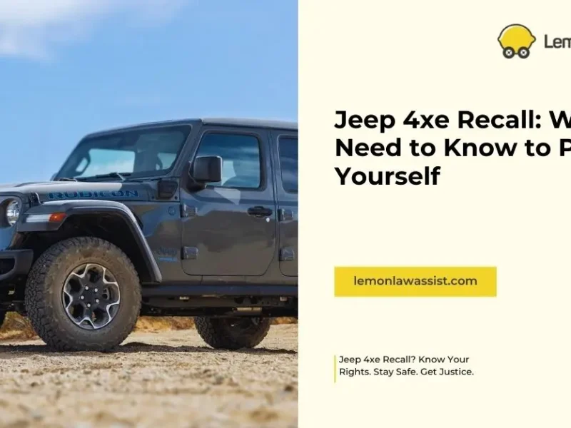 Jeep 4xe Recall: What You Need to Know to Protect Yourself