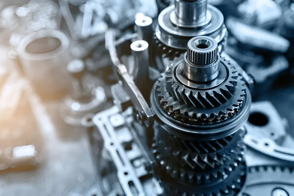 Close-up of automotive transmission gears, lemonlawassist